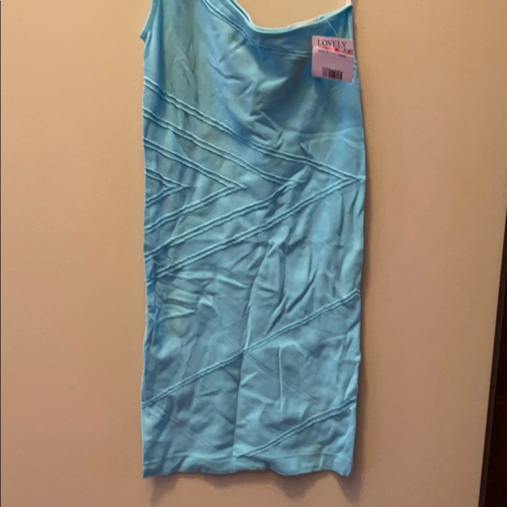 One shoulder mini dress